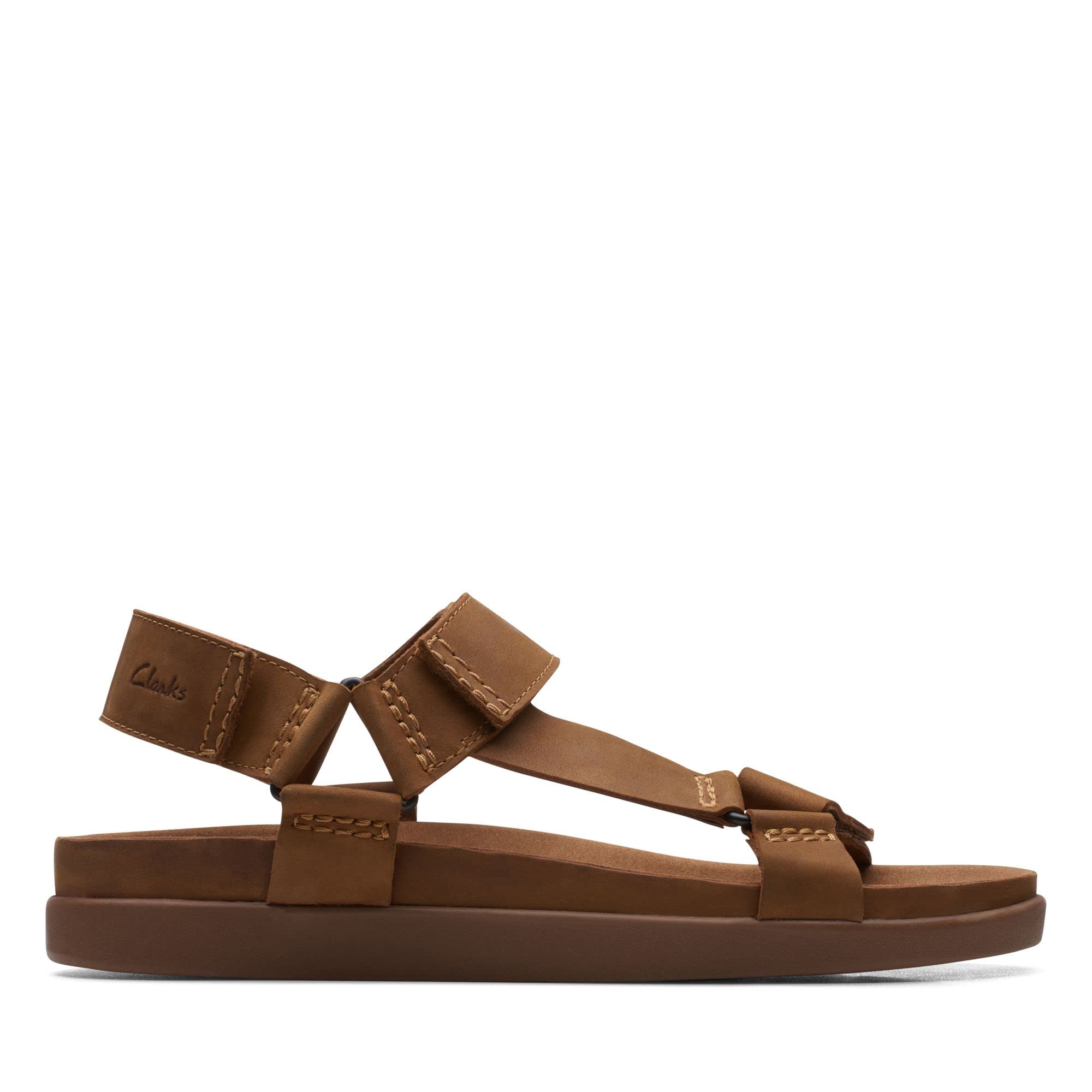Clarks Sunder Range Mens Tan Leather, 12