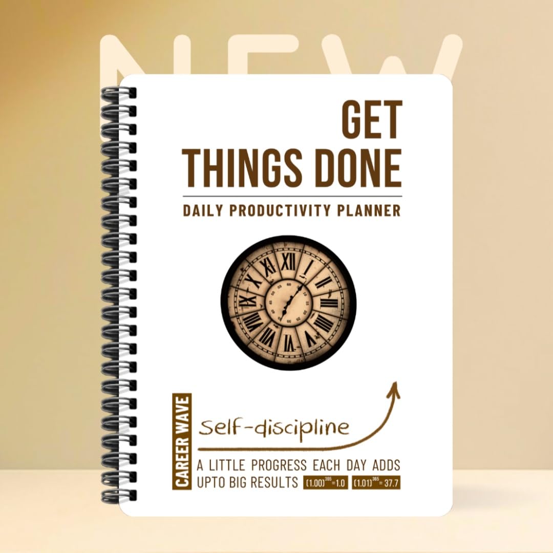 Daily Planner, Schedule Your Day, Manage to-do List, Goals Tracker, Wellness Tracker (White - Daily Planner Get Things Done)-image-22