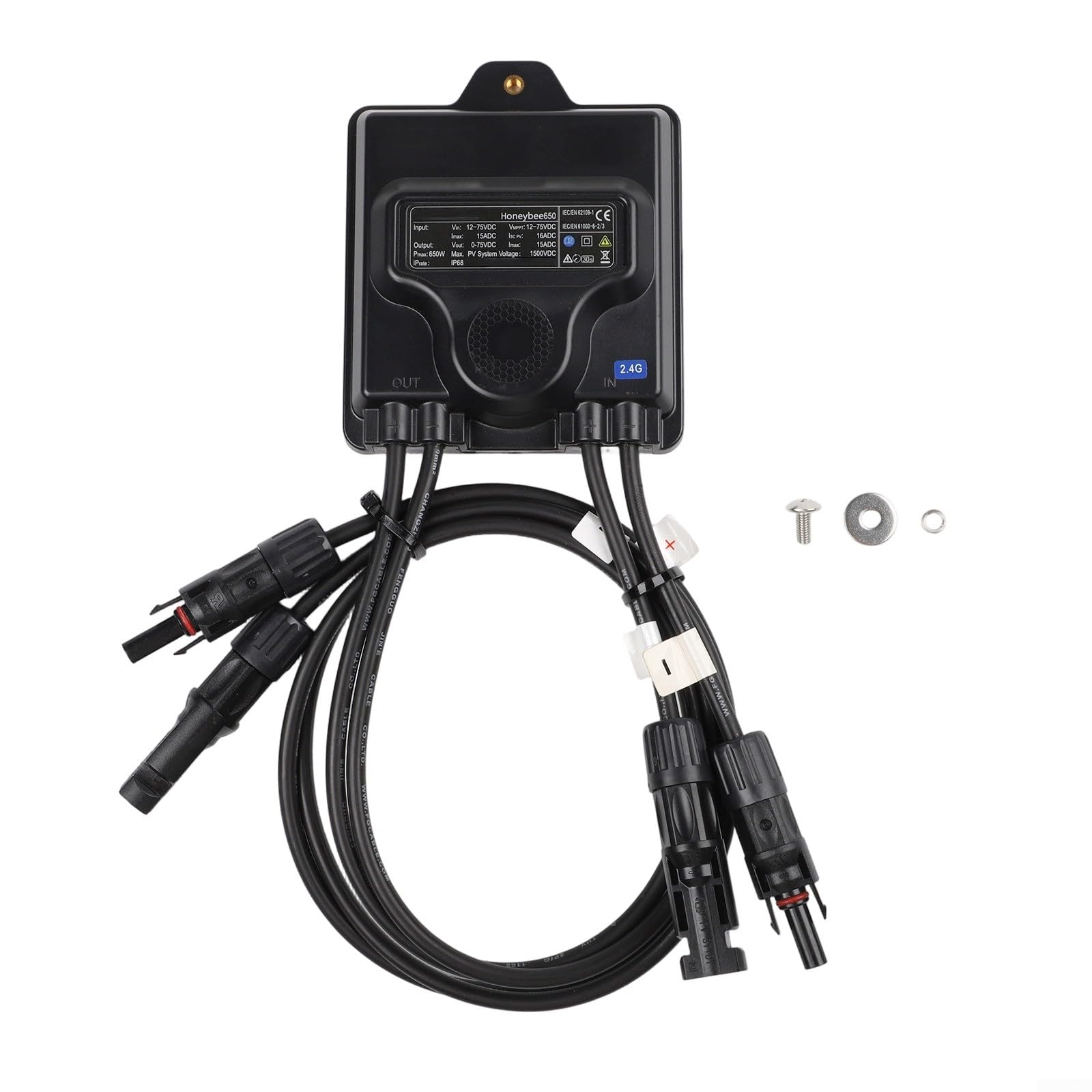für Solar Panel Optimierer 650W, Photovoltaik-Optimizer mit MPPT Technologie für erhöhte Energieausbeute und System-Sicherheit