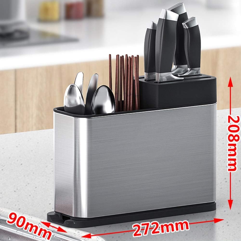Stainless Steel Spoon Holder - Kitchen Organizer -4