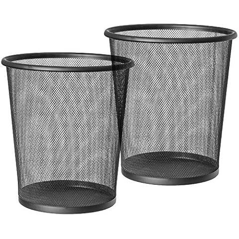 ArtMoon Mesh Papelera Circular de Rejilla Metalica Cover