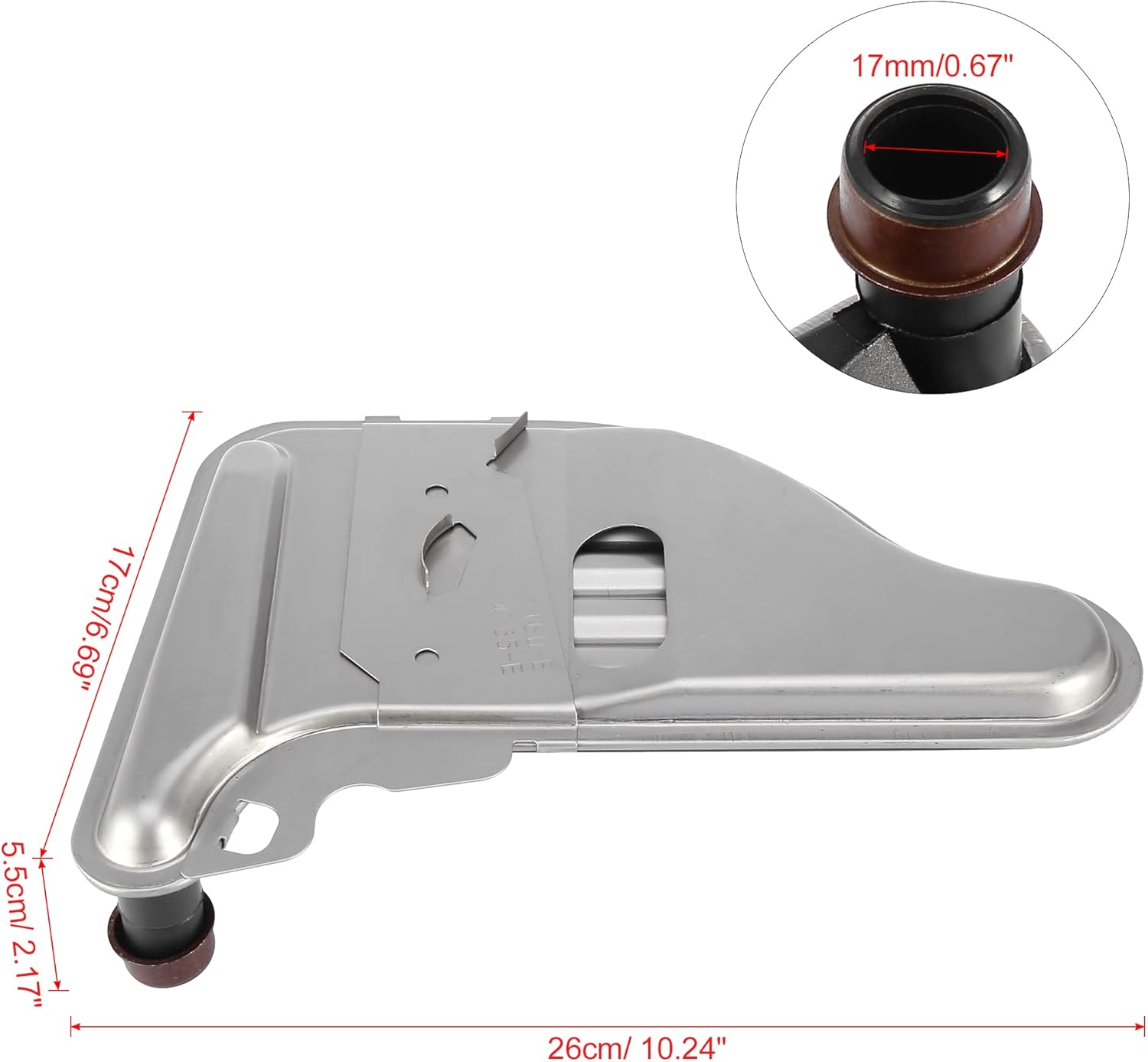 X AUTOHAUX Automatic Transmission Filter Oil Pan Gasket Kit for Volvo S80 for Buick for Saturn Relay 4T65E 24227477 24206433 24205416