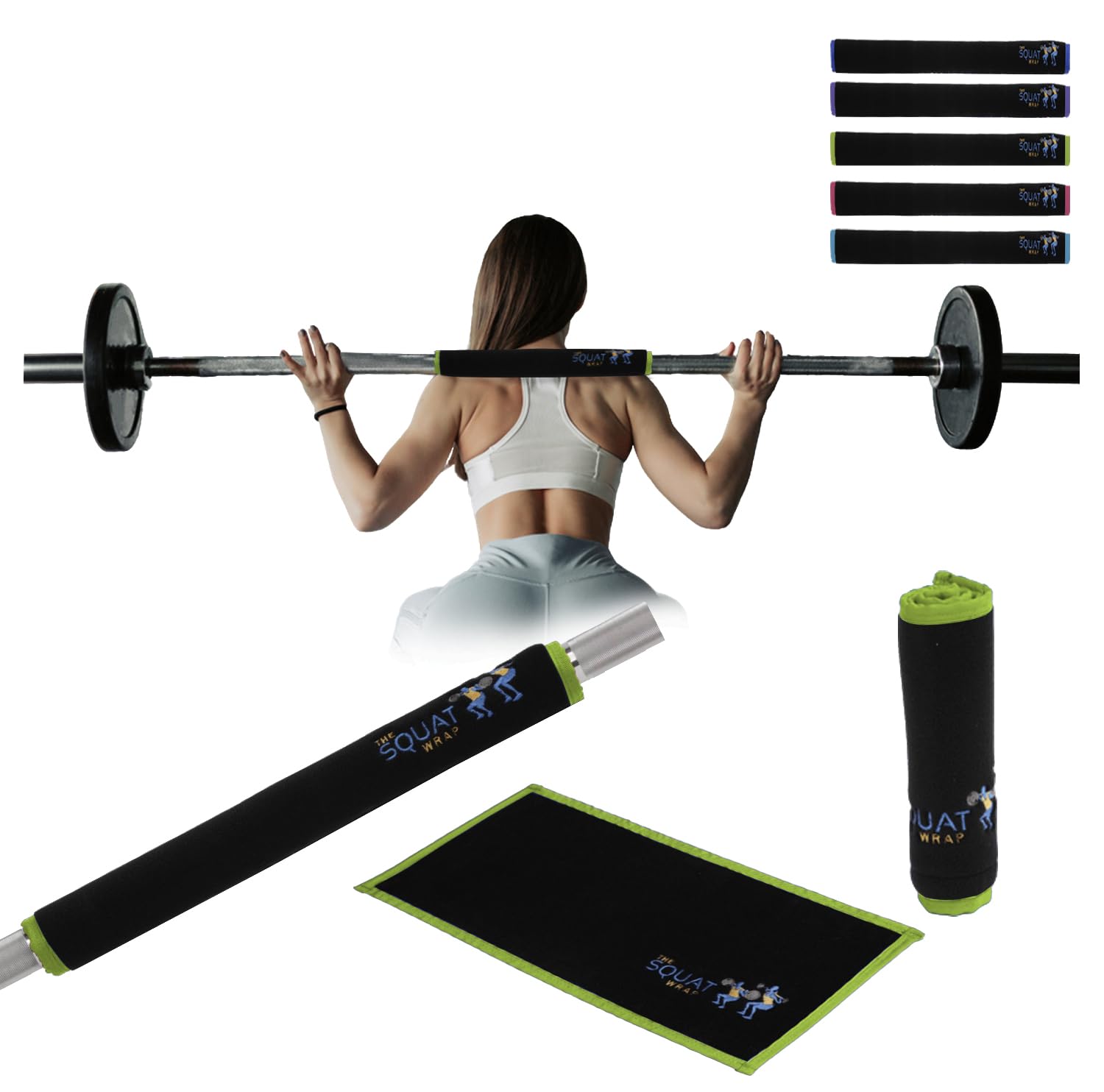 Squat Wrap (Short) (Lime Green)