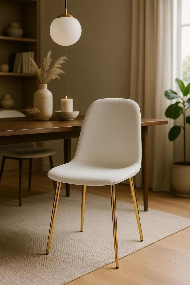Regalos Miguel - Sillas Comedor - Silla Golden Teok Terciopelo - Beige