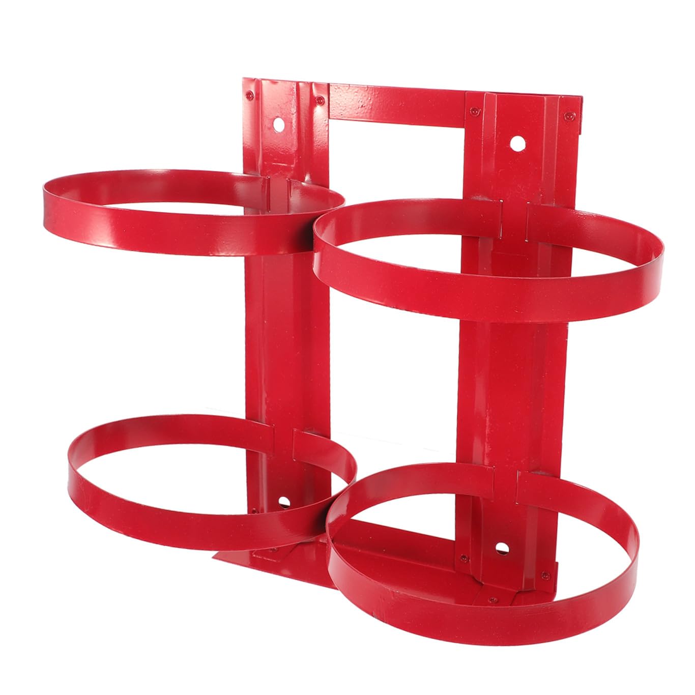 VILLCASE Supporto Estintore da Parete in Ferro per Estintore 5kg Rosso Struttura Ragionevole e Design Professionale per Casa Camper e Ufficio