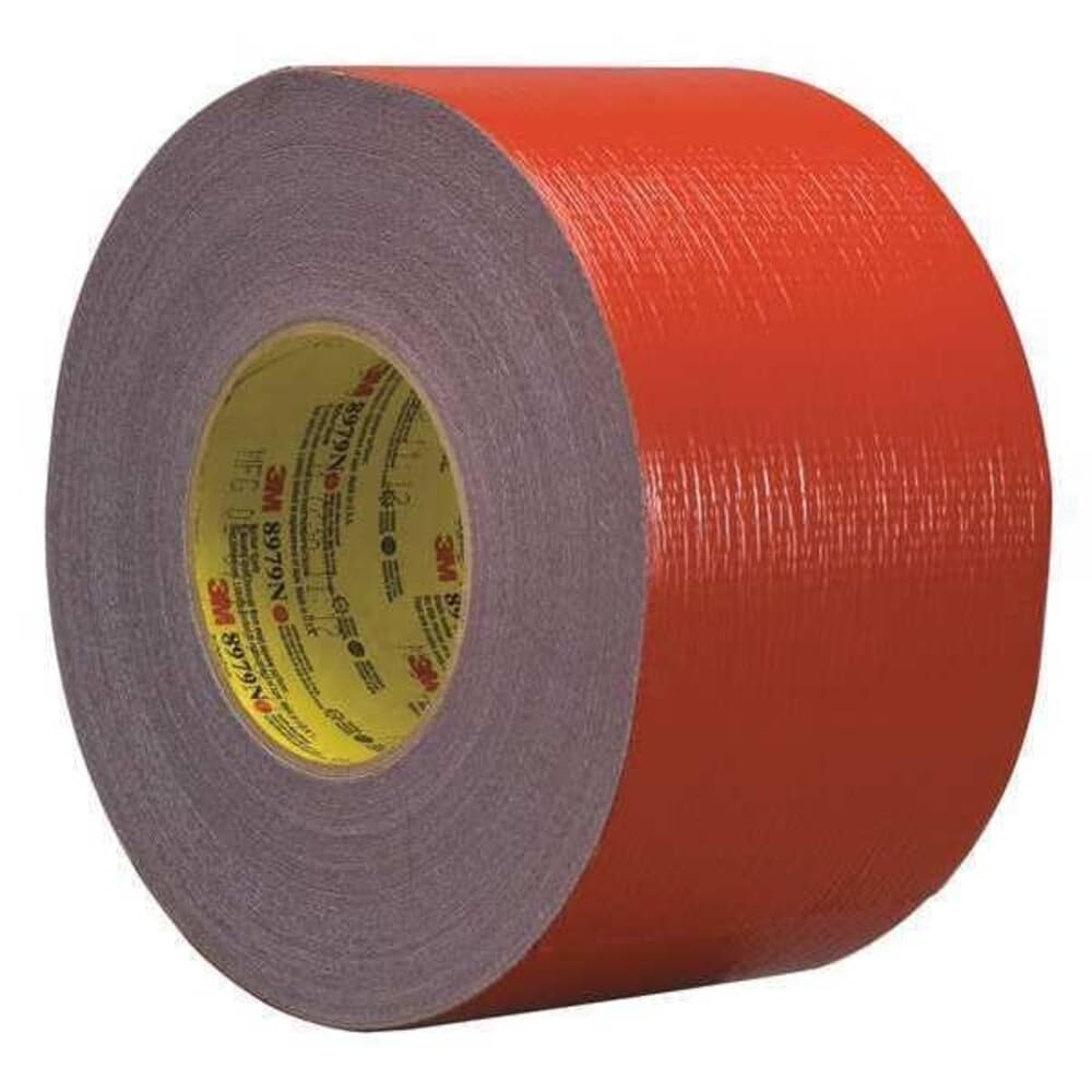 3M 8979N Performance Plus Cinta de conducto, roja, 2" x 60 yardas x 12.1 mil - Cinta adhesiva altamente especializada para aplicaciones exigentes en energía nuclear, construcción naval y fabricación de acero