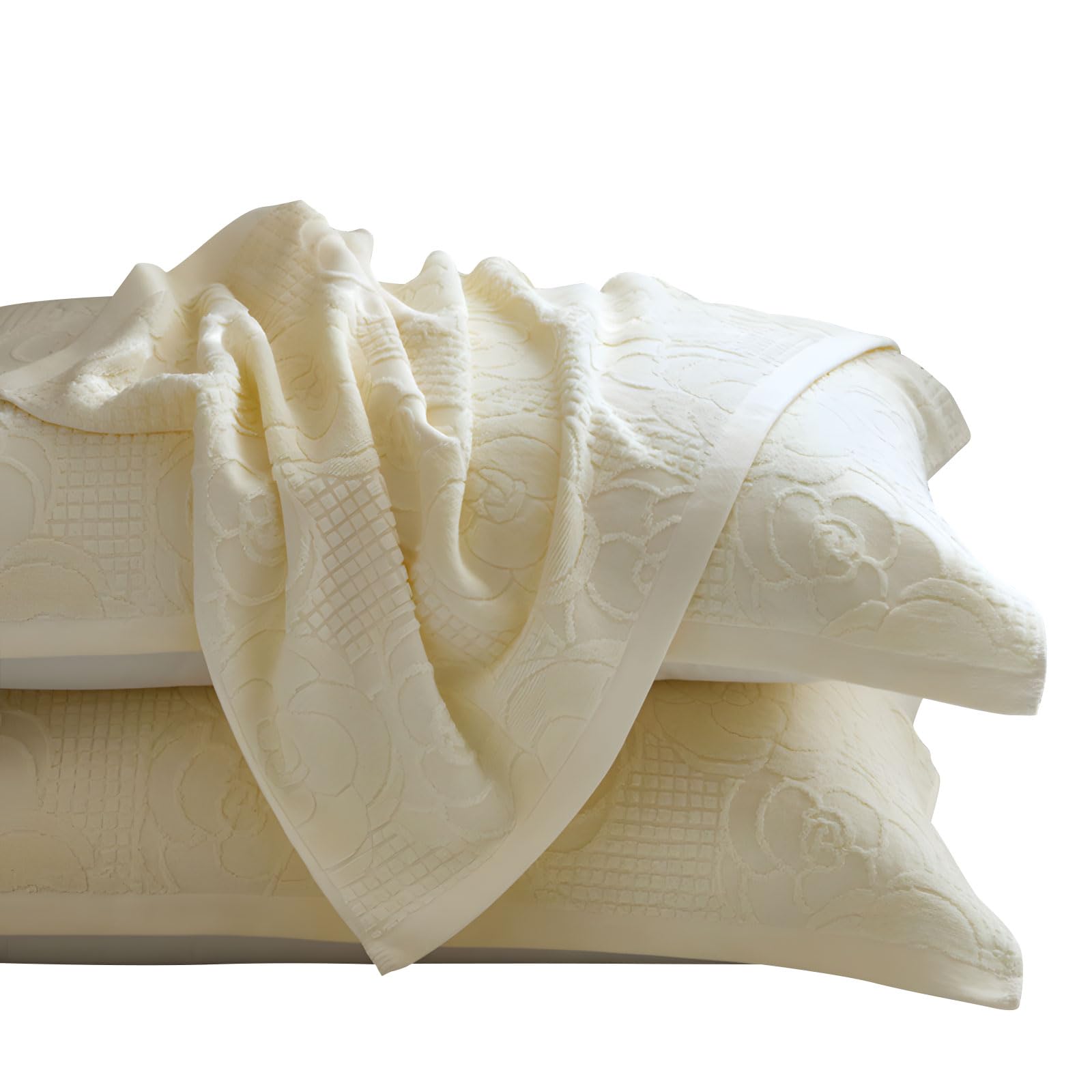 Of Cotton Pillow Towel Features Knitting Texture for Warmth Retention and Comfortable Secure Designs Cotton Pillow Cover