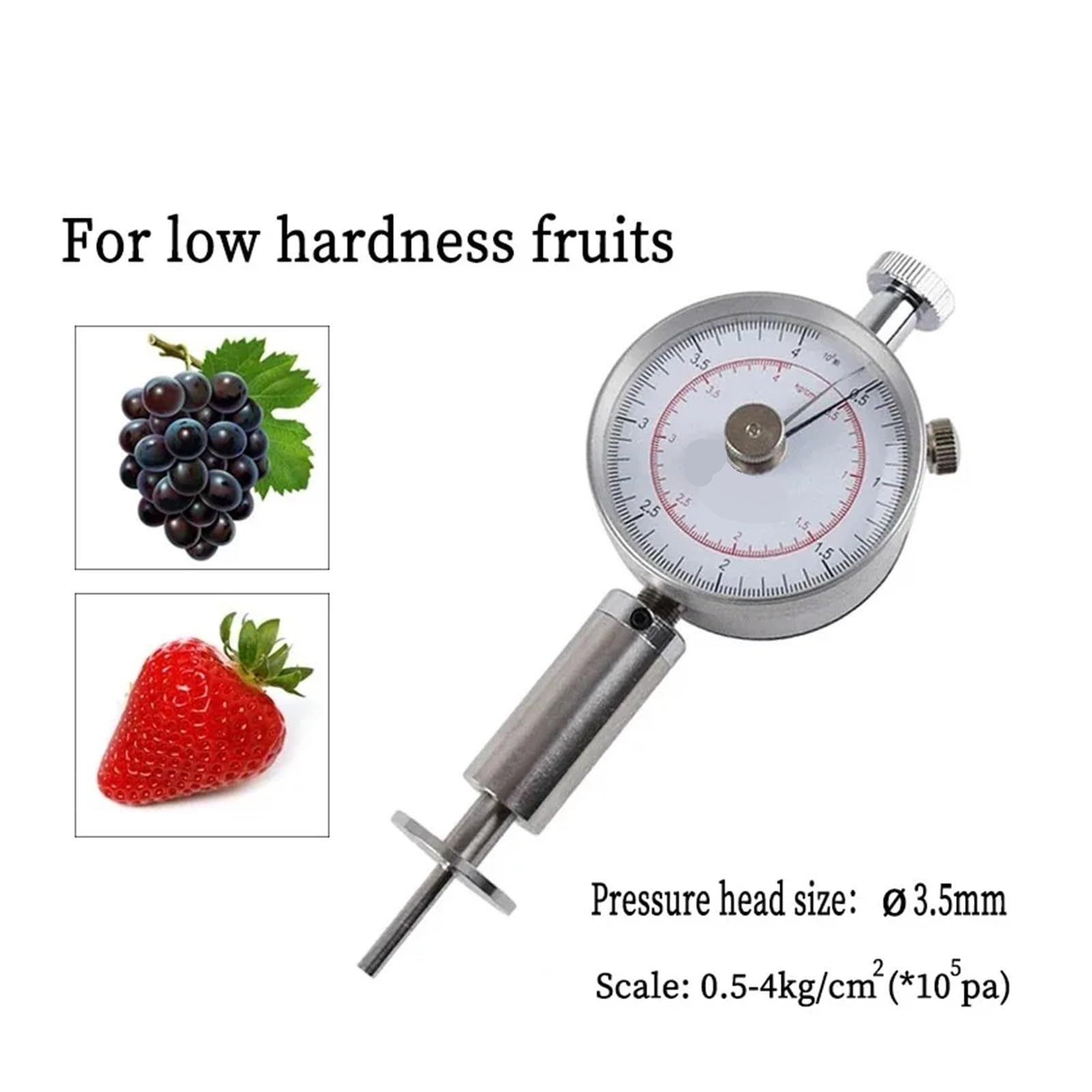 Durómetro portátil for frutas, esclerómetro, durómetro for naranjas, penetrómetro,Sonda precisa