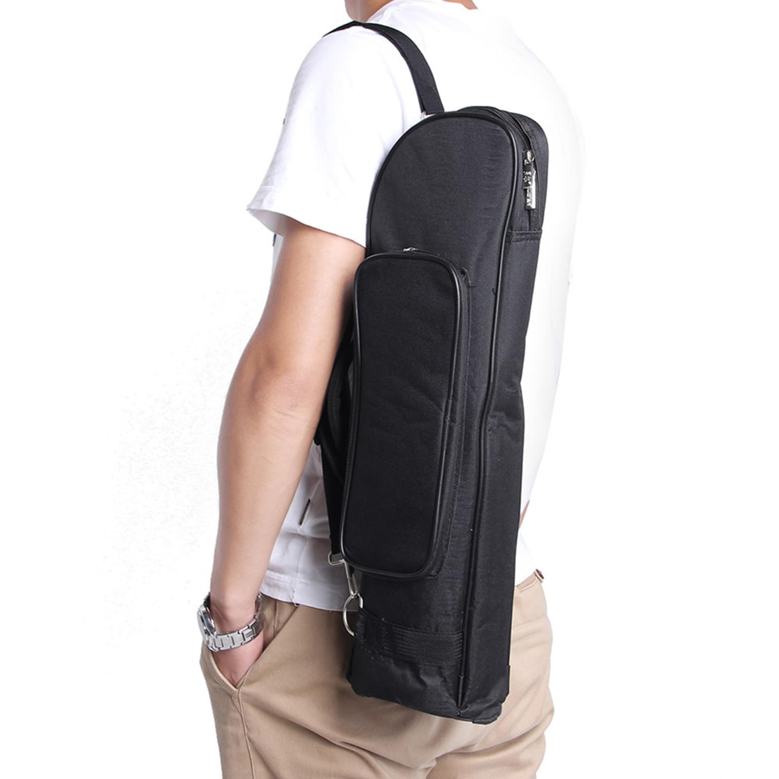 Étui de Transport pour Trompette, Sac de Transport pour Trompette - Étui à Dos pour Trompette de Transport | Pochette Trompette à bandoulière avec Double Fermeture éclair pour Hommes Femmes