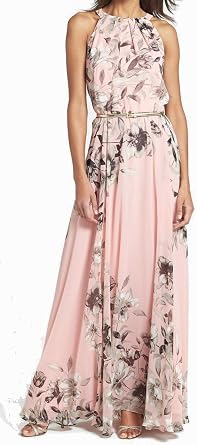 Sleeveless Fit-and-Flare Maxi Dress 