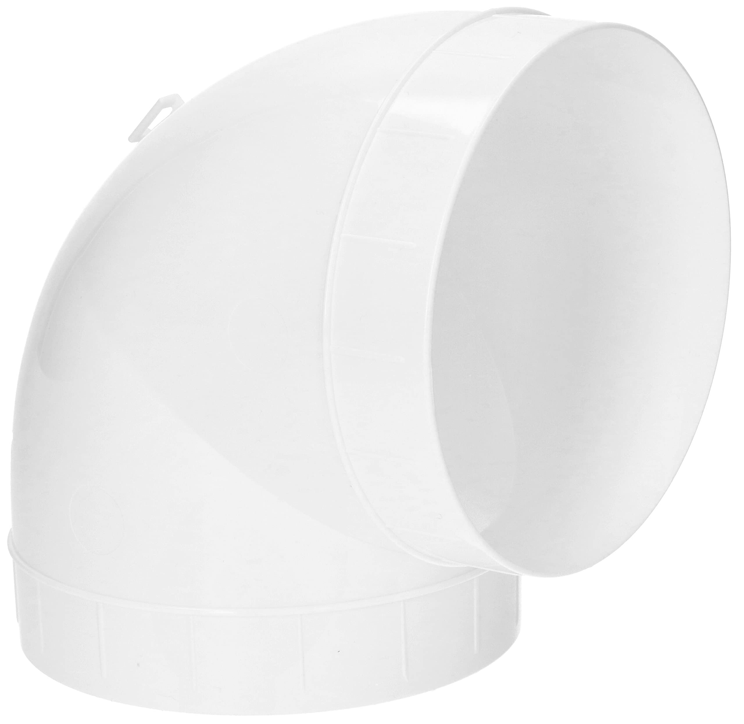 KOTARBAU® Złączka rurowa Ø 150 mm Kolanek 90° Plastik Biały