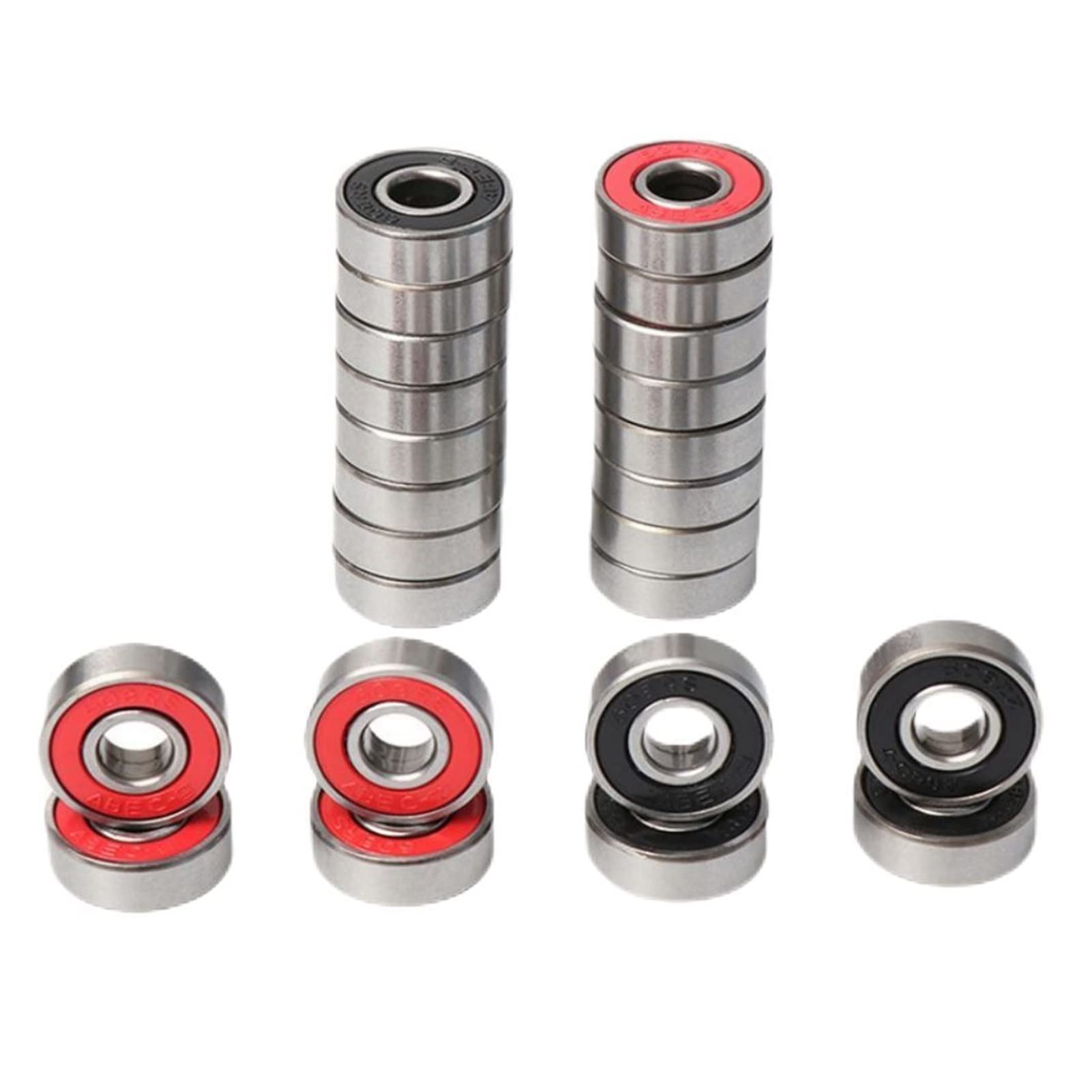 SUOFEILAIMU 16Pcs ABEC-7 608 2RS Skate Skateboards Scooters Bearings Inliner Skate Parts