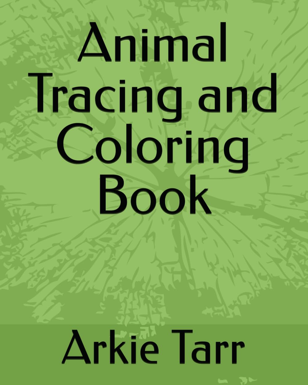 Animal Tracing and Coloring Book