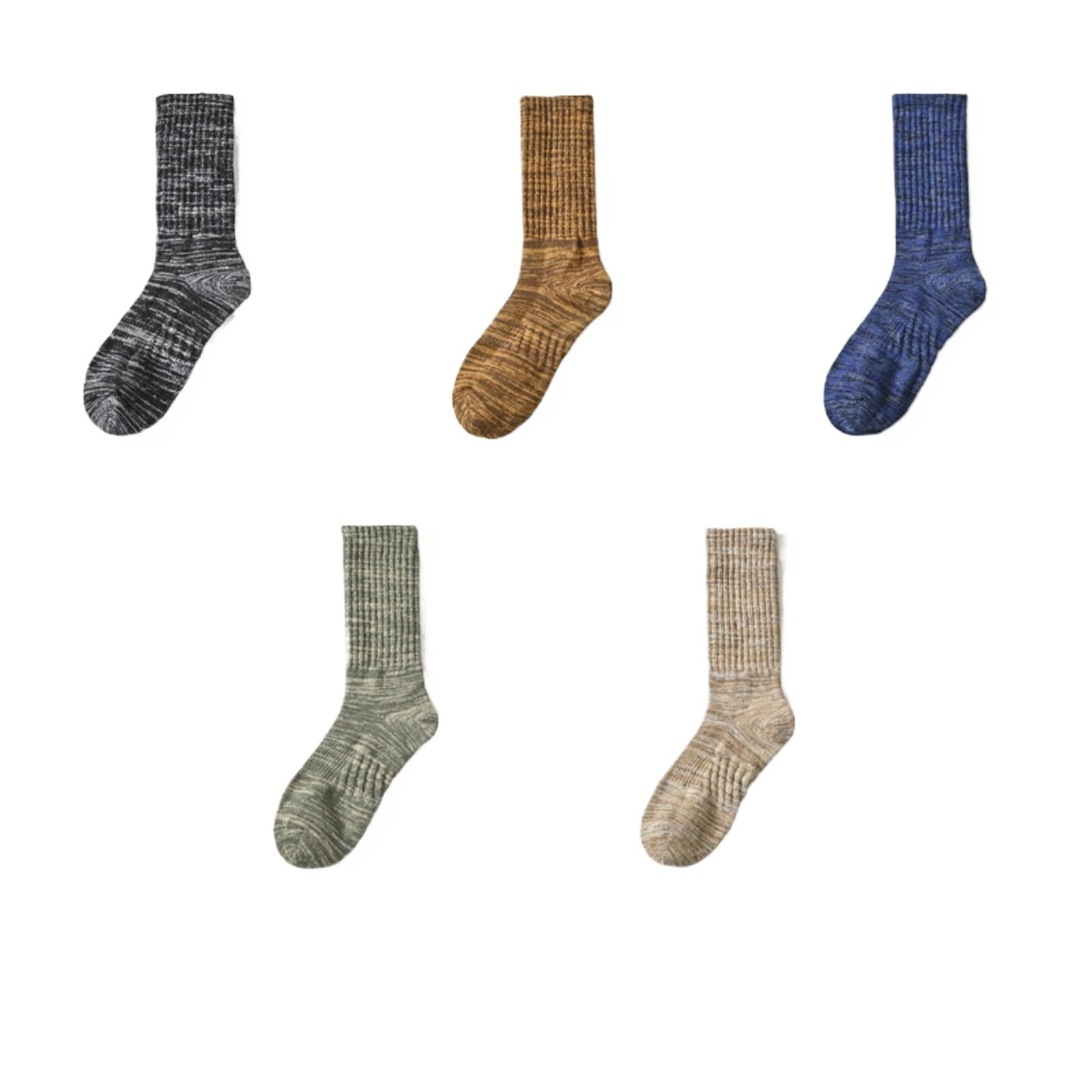 svlftecon Unisex Wool Winter Thermal Socks Cozy Warm Hiking Crew Boot Socks Wool for Winter Crew Series 17