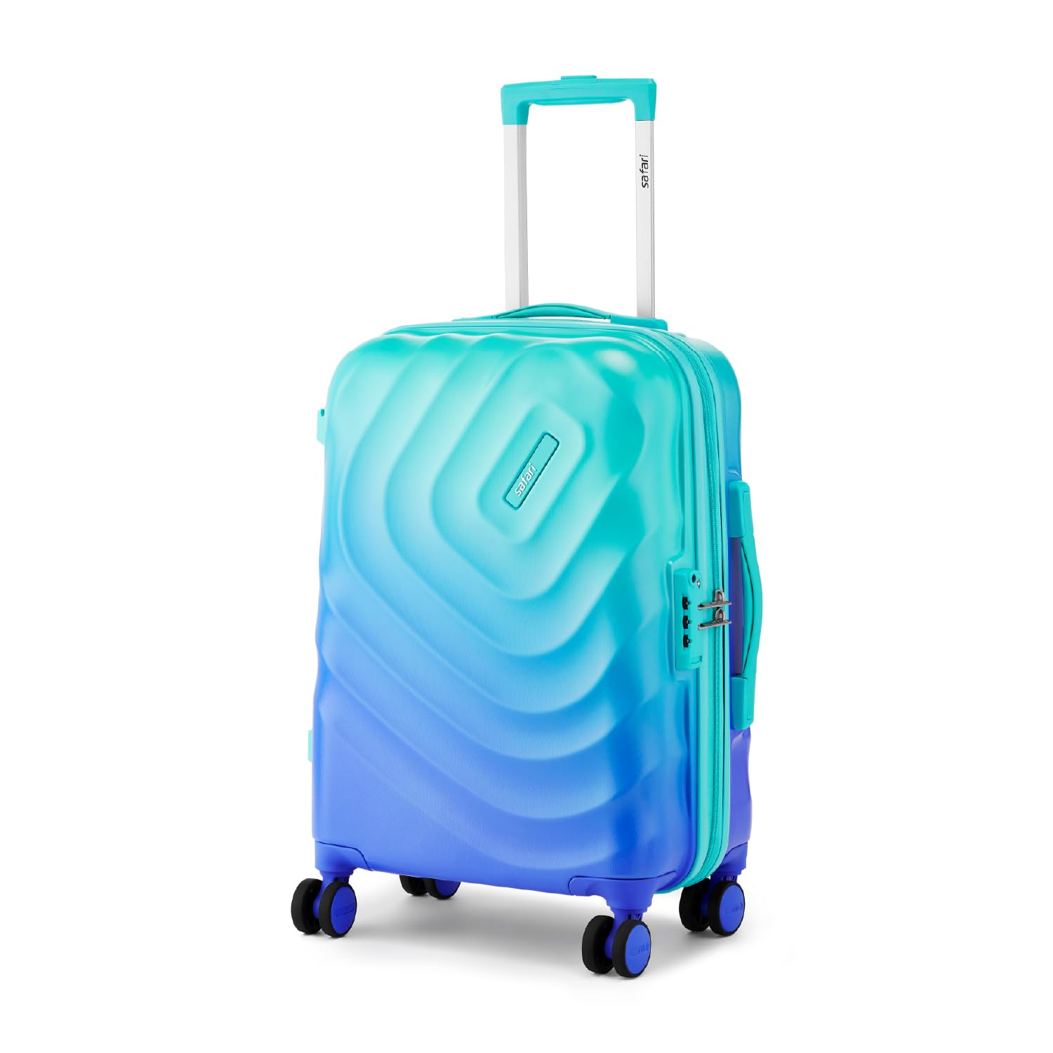 safari Select Haze 8 Wheels 77cm Large Size Trolley Bag Hard Case Check-in Polycarbonate Luggage, TSA Lock, Anti Theft Securi Zipper, Organized Interior, Suitcase for Travel, Splash-picture-18