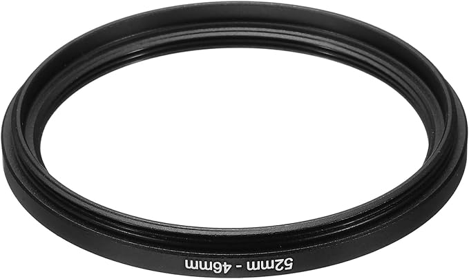 Anillo Adaptador Metalico PATIKIL 52mm-46mm Negro miniatura 3