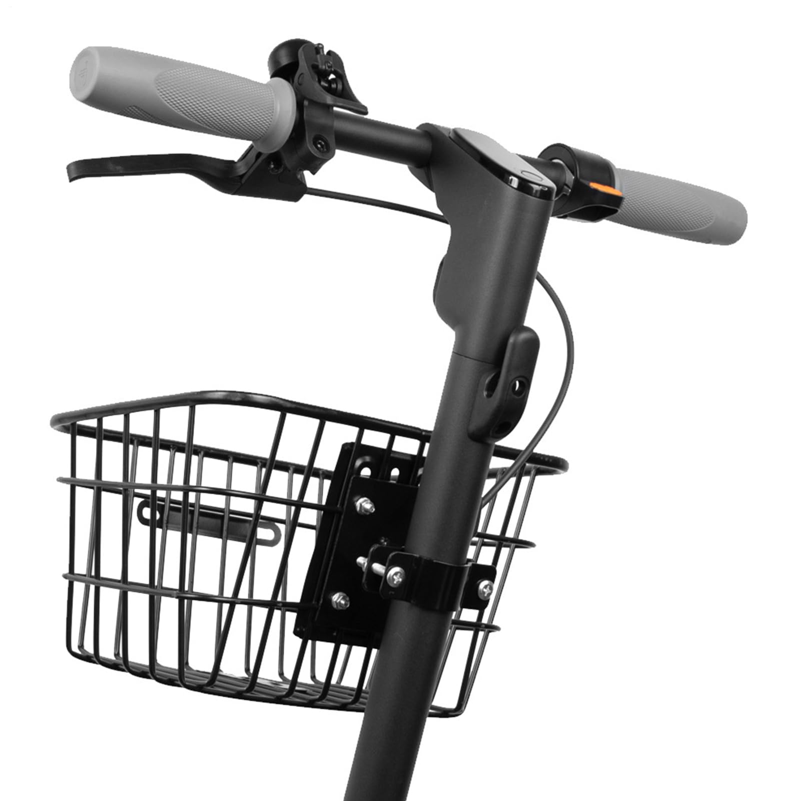 Front Bike Basket With Holder - Iron Material Scooter Basket For Outdoor Cycling 35x26x26cm