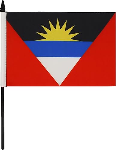 Miniatura 35 de Bandera de mesa Colombia 5'' x 8'' - Bandera de escritorio colombiana 8.3 x 5.5 in - Barra y base de plástico negro - AZ FLAG