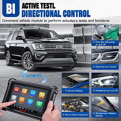 Autel Maxisys Ms906 Pro Diagnostic Scan Tool With Ecu Coding, 2023 Android 10 Ms906Pro Upgrade Of Mk908 Ms906Bt Ms908 Same As Mk906 Pro, 36+ Service, Bidirectional, Can Fd&Doip, 4G&128G, Auto Scan 2.0 #TOP4