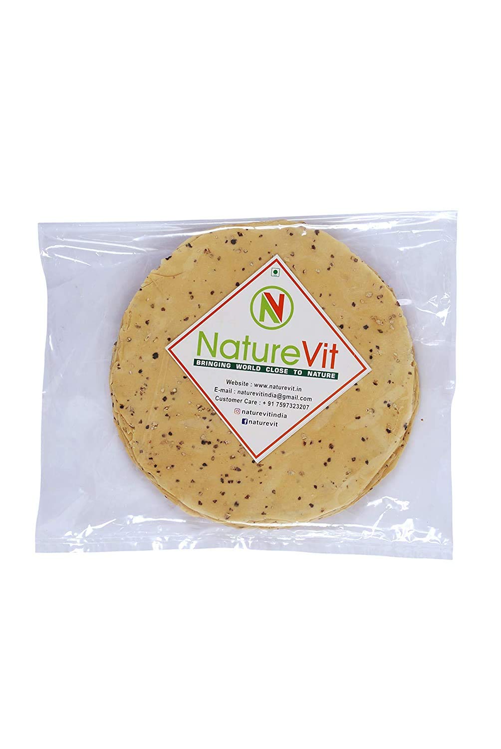 NatureVit Moong Papad, 800g [400g x 2 Packets] [Handmade, Spicy & Rajasthani Flavor] (B08KH7ZFJV) Amazon Price History, Amazon Price Tracker