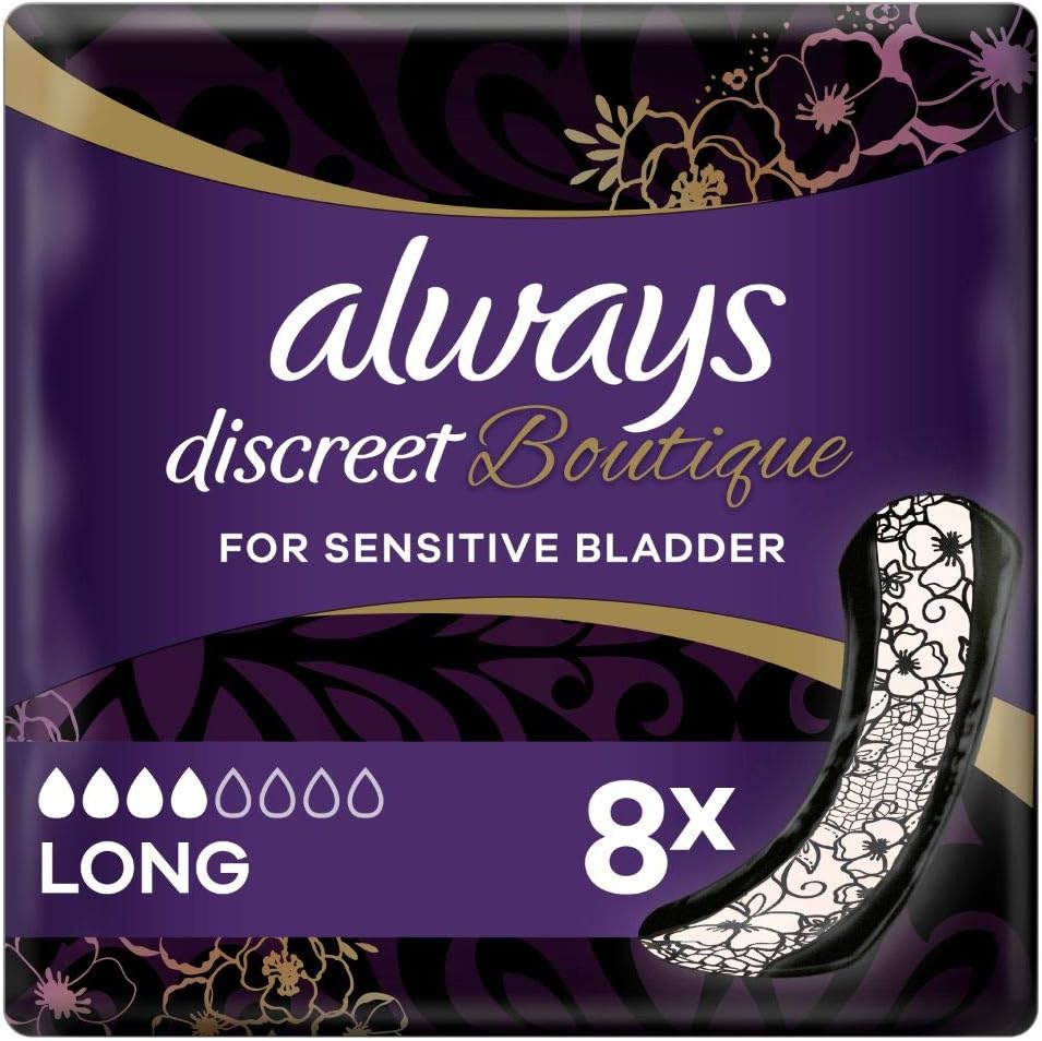 AlwaysDiscreet Boutique Pads Long 8 pack