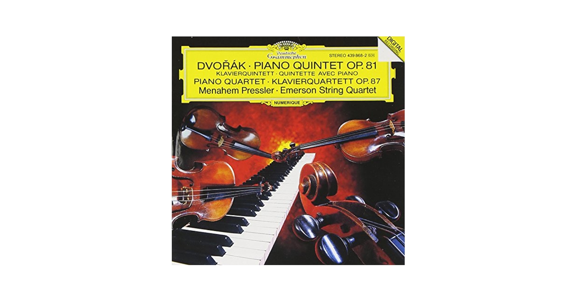 Antonin Dvorak, Menahem Pressler, Emerson String Quartet