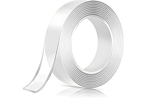 Self-Adhesive Double-Sided Nano Tape for Effortless Picture Hanging