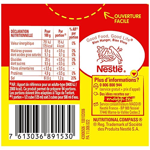 Maggi - O Kub El 128G Original - Lot De 4 - Precio Por Lote - Entrega Rápida
