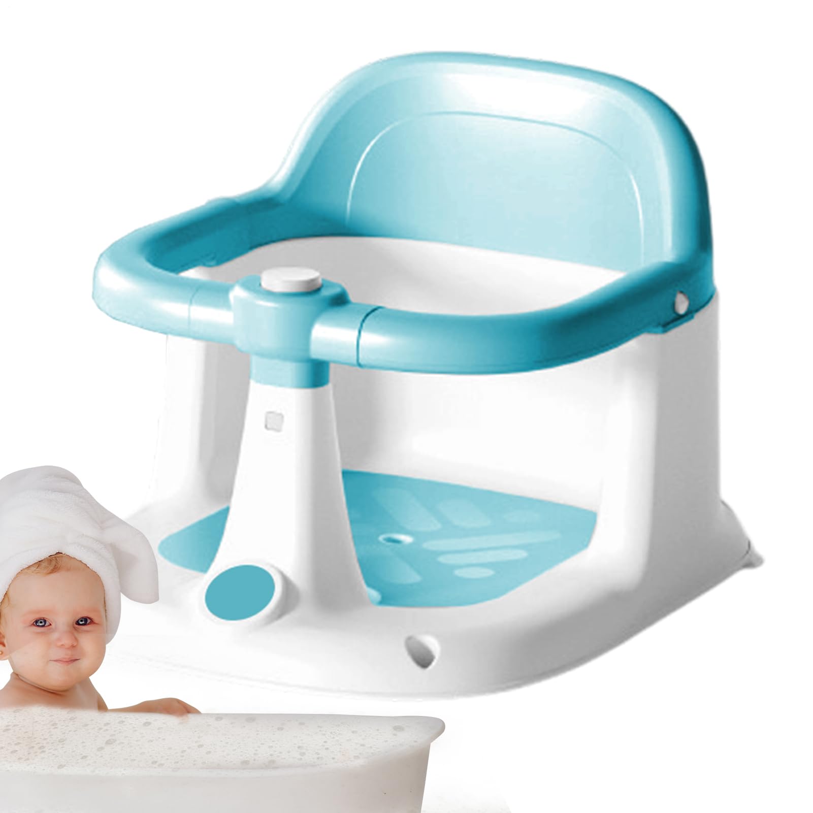 Asiento de Baño para Bebé Silla de Baño para Sentarse