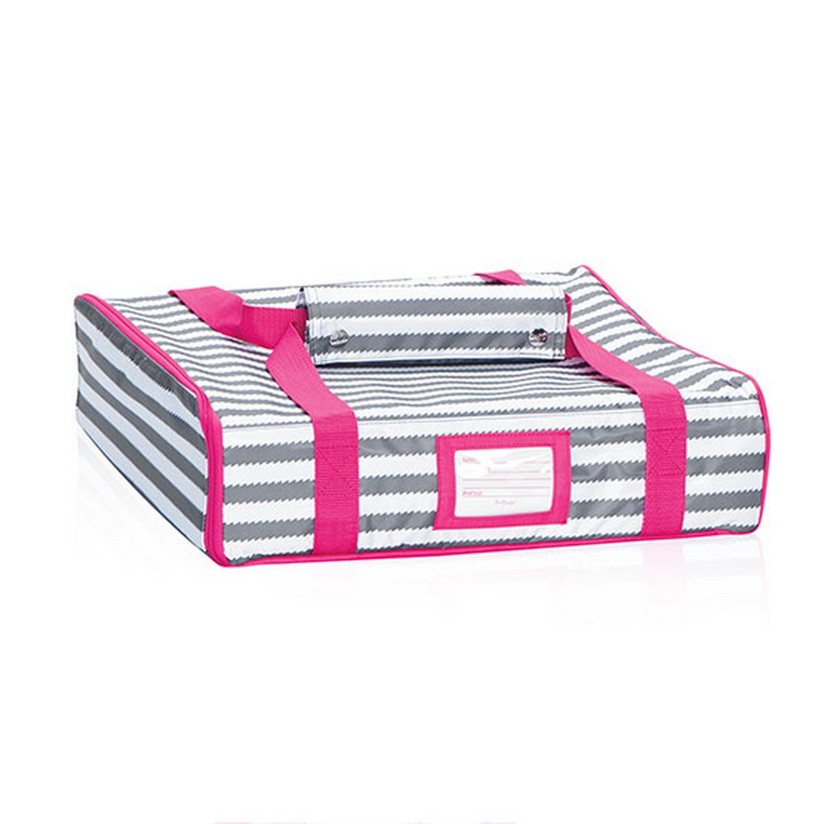 Thirty One Pack-A-Party Thermal in Grey Wave - No Monogram - 4863