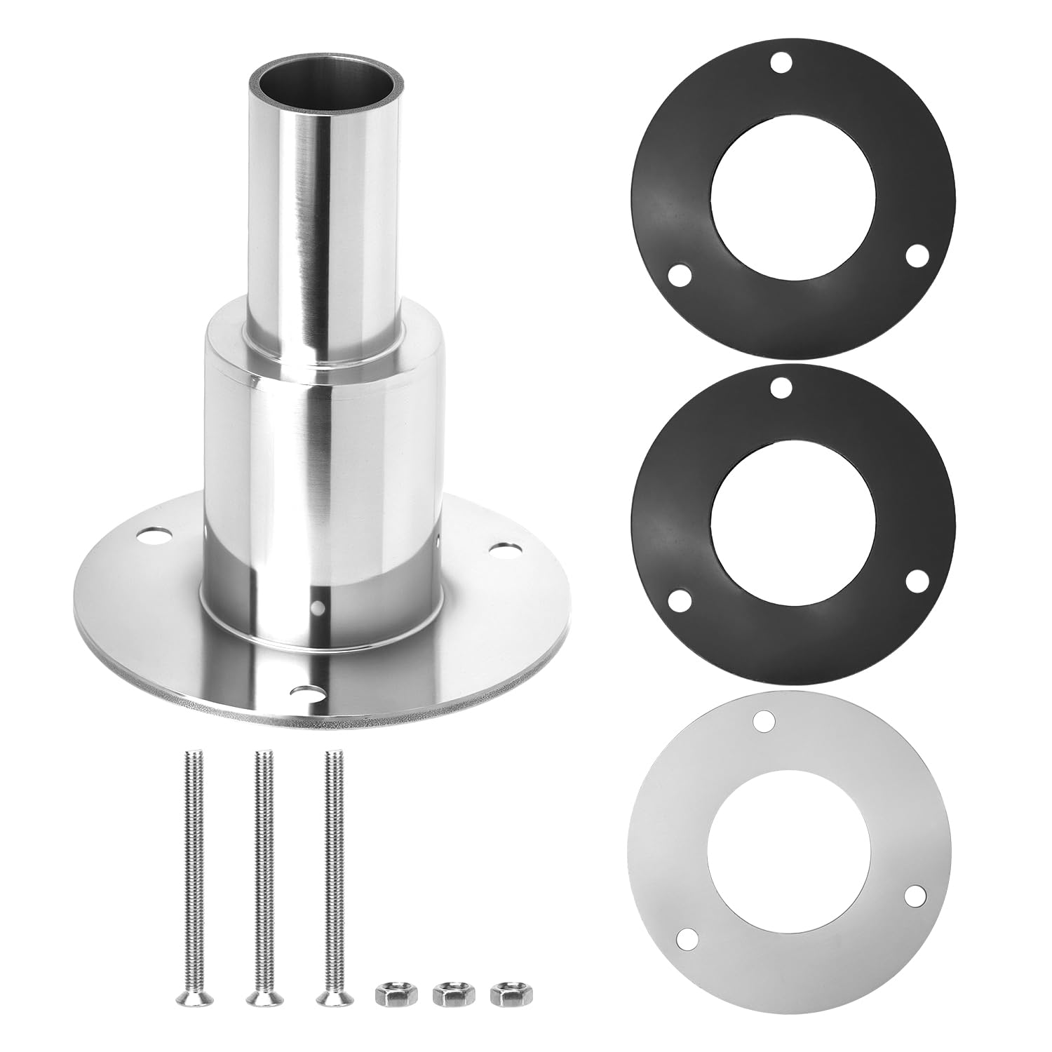 Raccordo Di Scarico Scafo In Acciaio Inox 316 – Per Riscaldatori Diesel Da Parcheggio, Diametro 24 Mm
