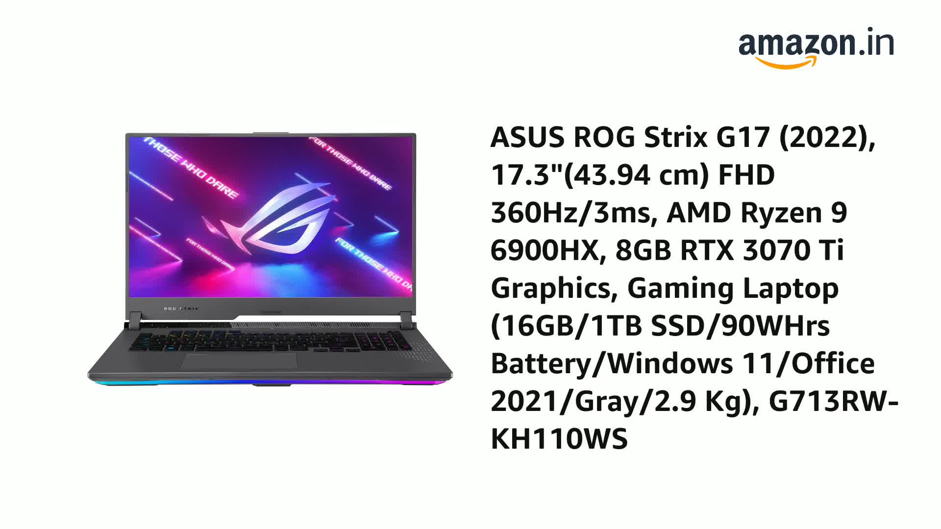 391 ASUS Corei7 17.3インチワイド液晶 メモリ8GB SSD256GB Windows11