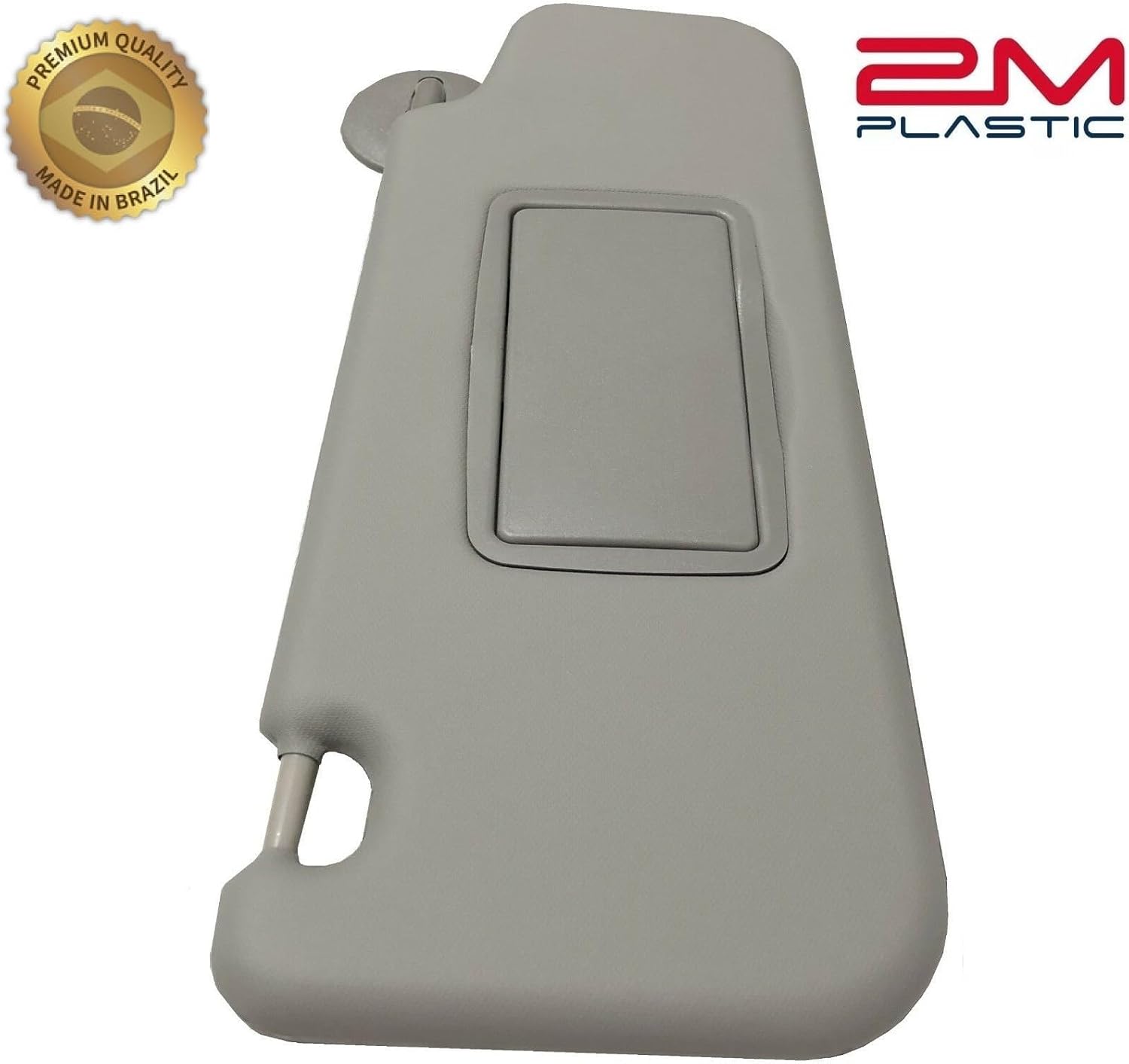 Sun Visor fits for Chevy Sonic 2012-2020 Spark 2011-2022 Gray Replacement Brand 2M PLASTIC (Gray Pair + Support)