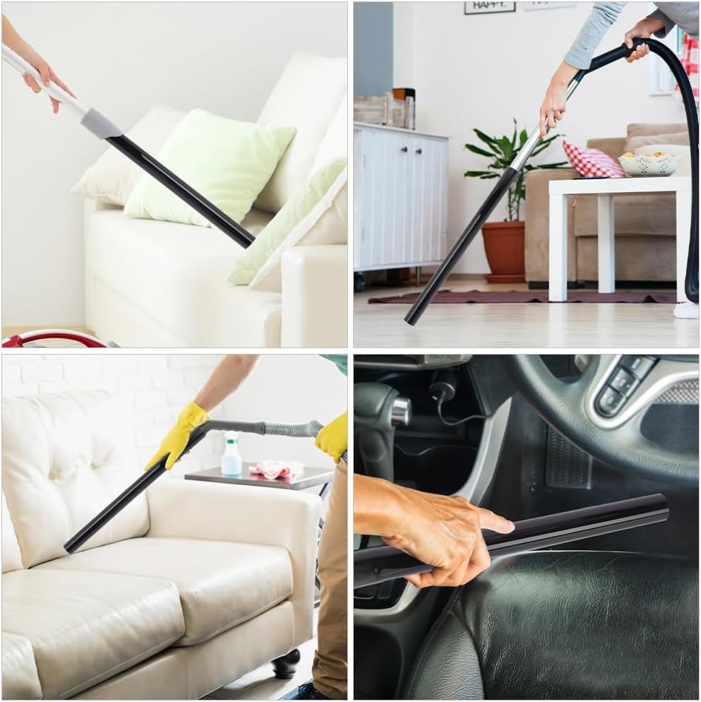 DOITOOL 2pcs Vacuum Cleaner Extension Vacuum Hose Attachment Inner Easy Installation Convenient for Everyday Use image 5