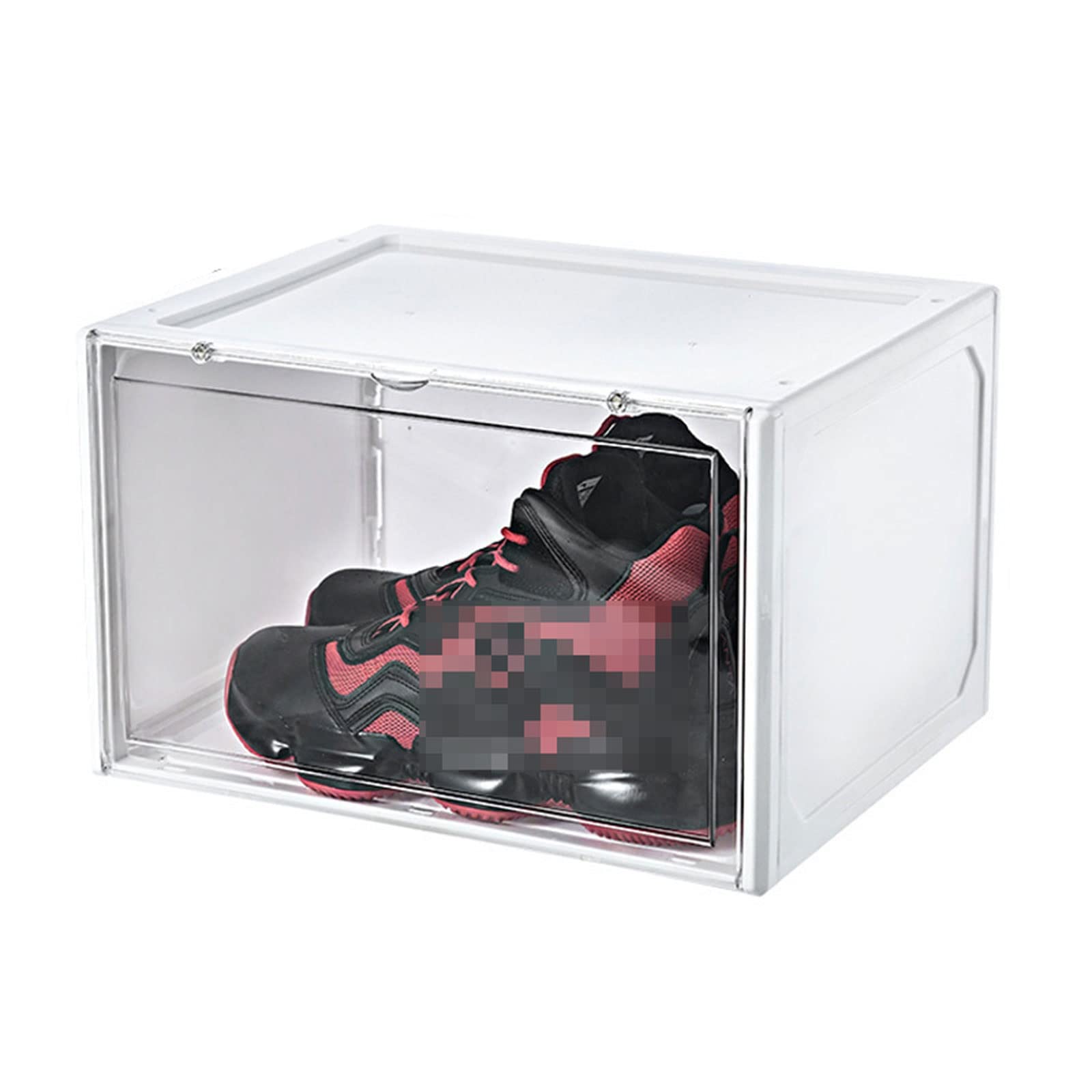 Boîte à chaussure empilable pour optimiser le dressing et l'entrée