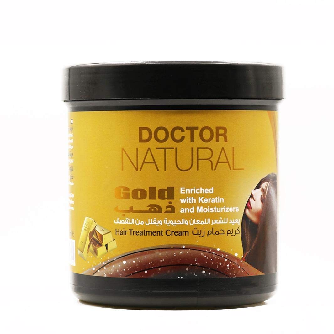Natural DoctorHair Treatment Cream Enriched with Keratin (Gold)