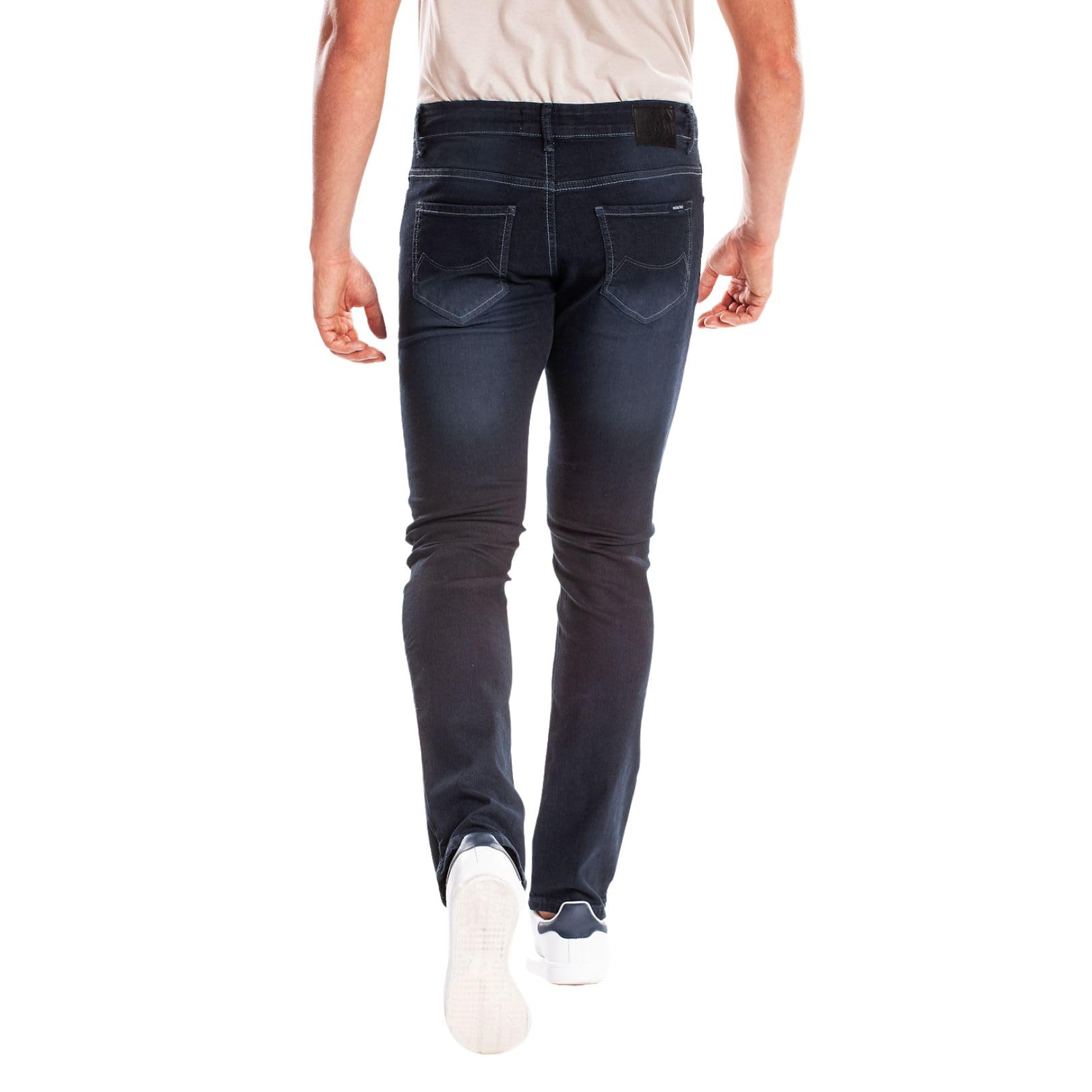Rica Lewis Jeans Stretch Fibreflex® Rl80 Coupe Droite Ajustée Surteint Vito - Jeans - Classique - Homme