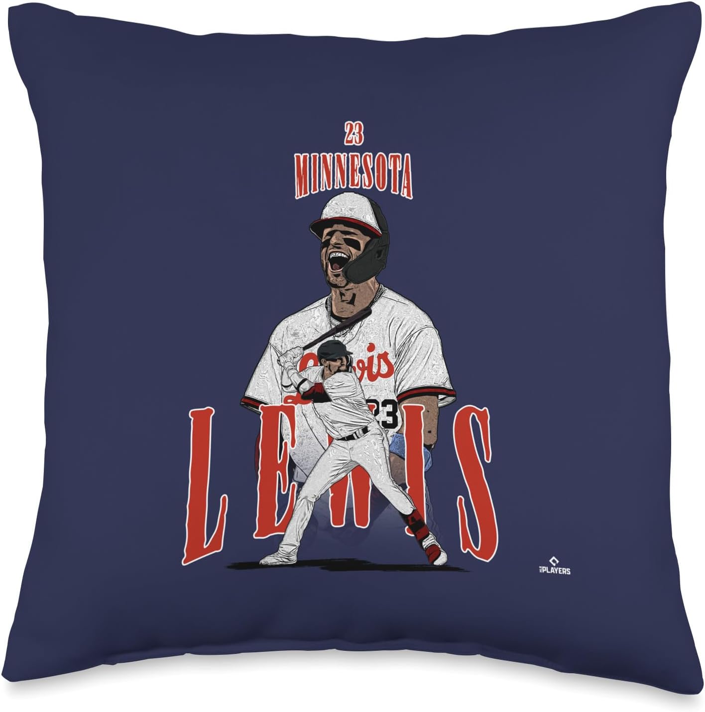 Royce Lewis | Minnesota Baseball Players | MLBRLS3002 Throw Pillow