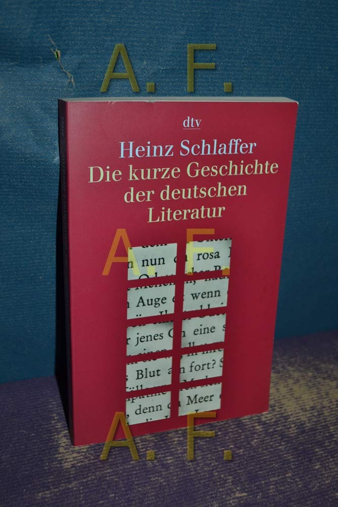 Die kurze Geschichte der deutschen Literatur: 34022