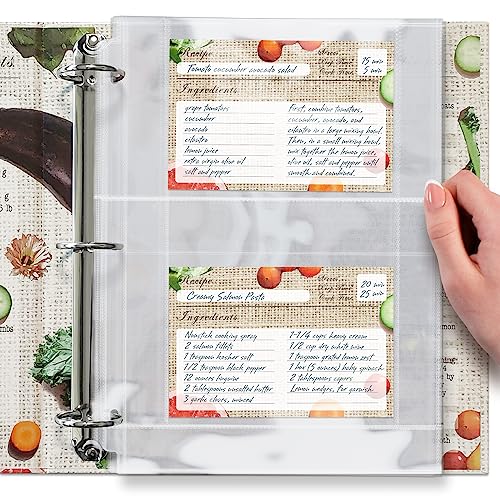 Full Size 4x6 for 8.5x11 Pack of 25 Recipe Card