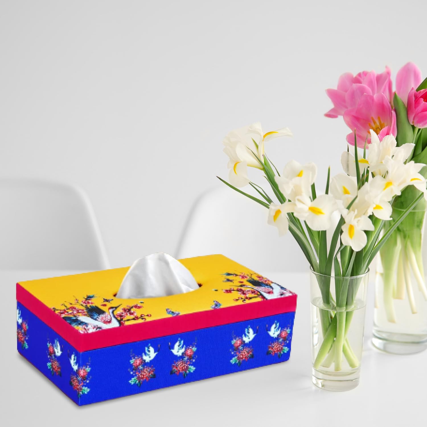 Stylish Tissue Box Holder - Handcrafted & Elegant -14