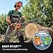 WORKIT 62CC Petrol Chainsaw, 18" & 20" Gas Chainsaw, Auto Oiling & Tool-Less Tensioning, 2-Stroke Easy Start for Tree Felling, Logging & Firewood Cutting