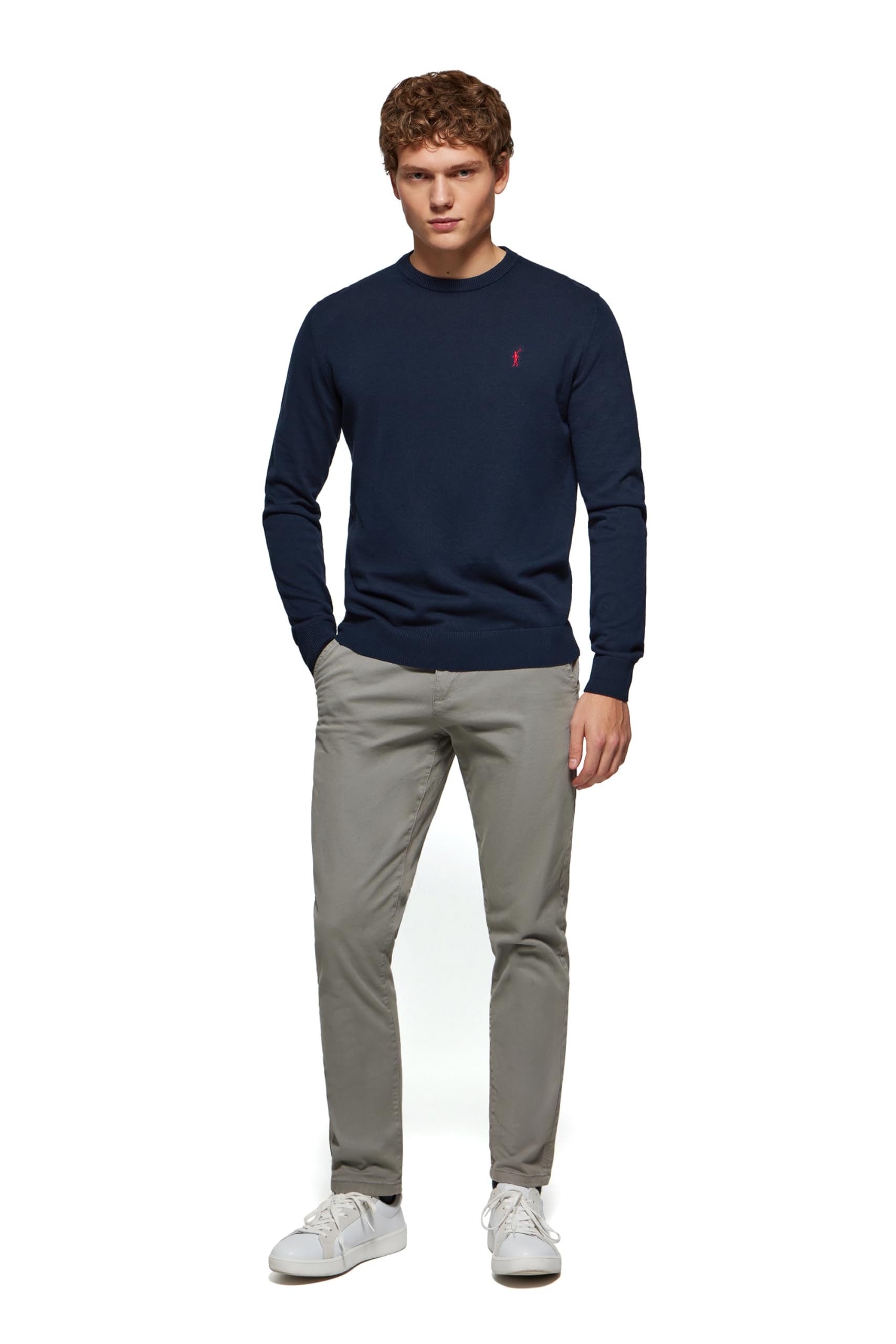Polo Club Maglione Manica Lunga Uomo Maglioni Girocollo Crew Neck Pullover 100% Cotone