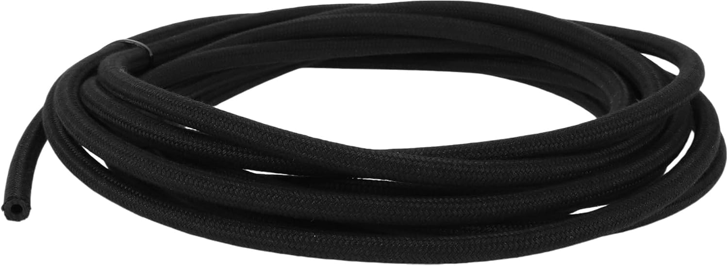 1Pcs 1/8 Fuel Line Hose 20ft Vacuum Hose Automotive Fuel Hose 1/8"ID 2/7"OD NPR Rubber,Nylon Braided