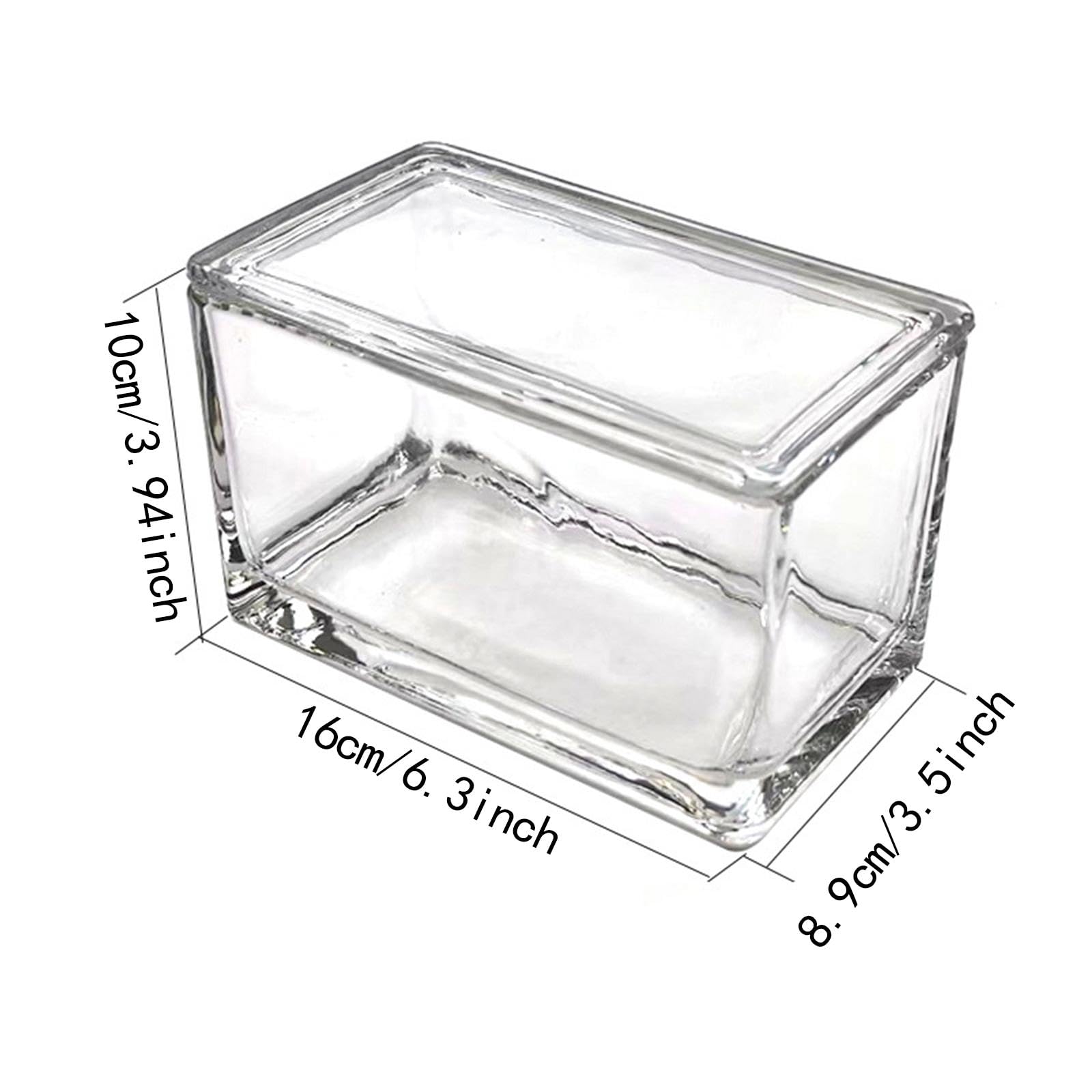 Sharplace Rechteck Laborglas Färbungsglas Lab, 950 Ml