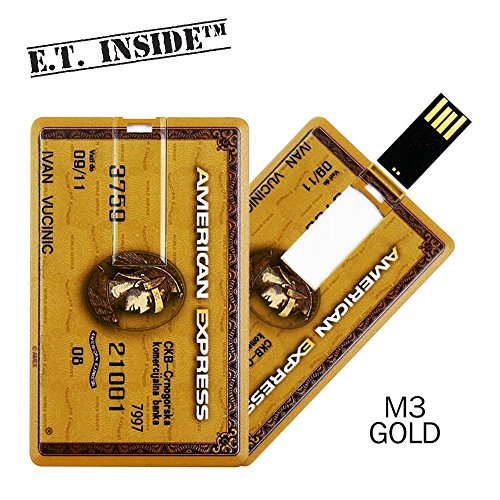 Clé USB 16 Go lot de 3 cartes Visa MasterCard minces