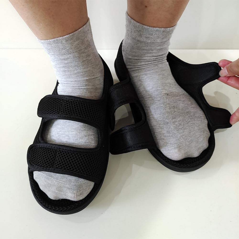Scarpe Diabetiche Extra Larghe, Sandali Ortopedici, Scarpe Larghe per Anziani, Scarpe Terapeutiche Unisex per Piedi Sensibili