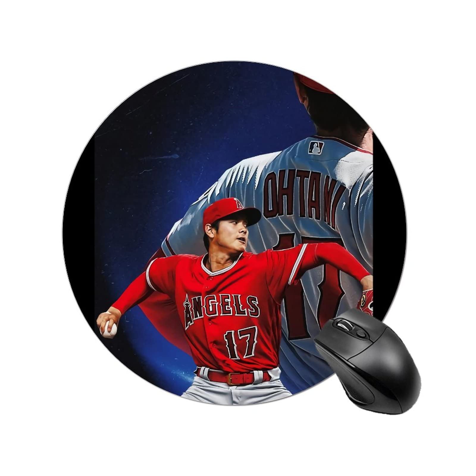 大谷翔平選手の名前入り！ ワイヤレス充電器&マウスパッド 新品MLB公式ドジャースワイヤレスチャージングマウスパッド大谷