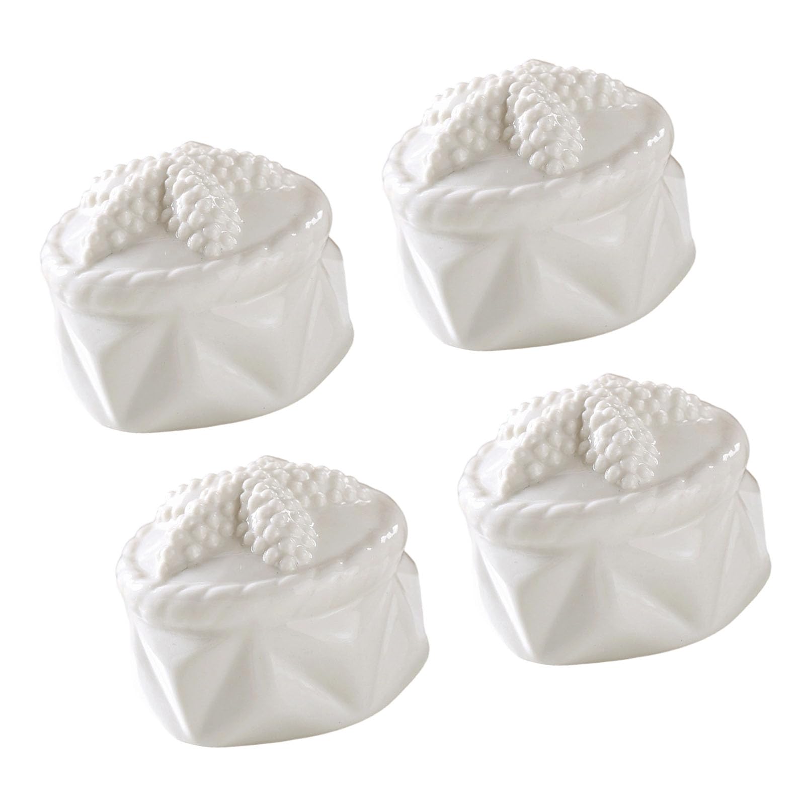 Xjdzineq Of 4 Decorative Water Life Toilet Bolt Caps Strong Ceramic Accents for Home Decor Waterproof Toilet Bolt Caps