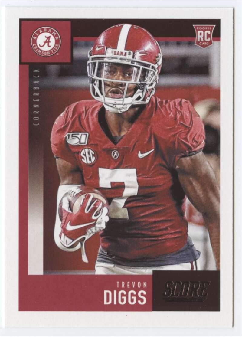 Amazon.com: 2020 Score Football #336 Trevon Diggs RC Rookie Card Alabama  Crimson Tide Official NCAA Trading Card From Panini America : Sports &  Outdoors